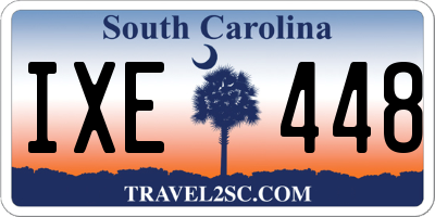 SC license plate IXE448