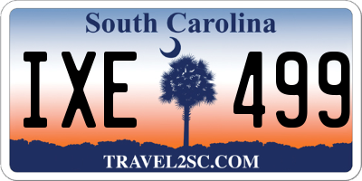 SC license plate IXE499