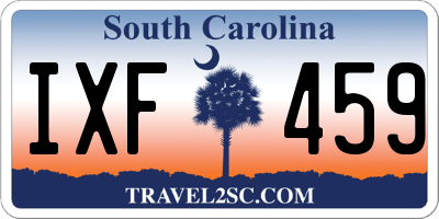 SC license plate IXF459