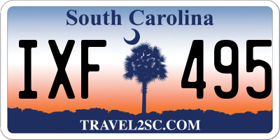 SC license plate IXF495