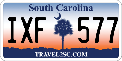 SC license plate IXF577