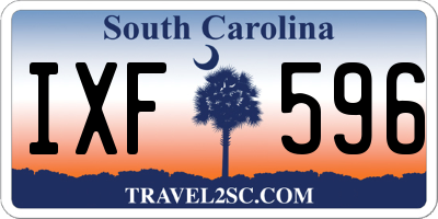 SC license plate IXF596