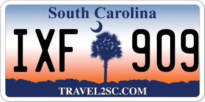 SC license plate IXF909