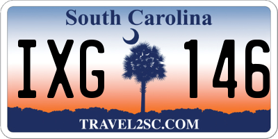 SC license plate IXG146