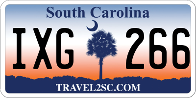 SC license plate IXG266