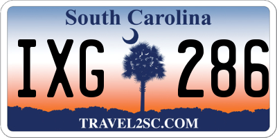 SC license plate IXG286