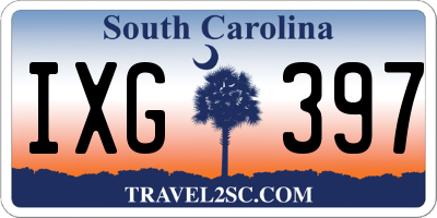 SC license plate IXG397