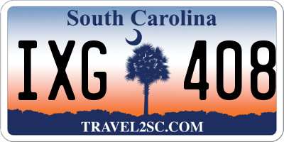 SC license plate IXG408