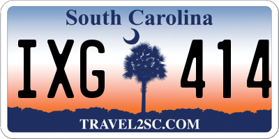 SC license plate IXG414