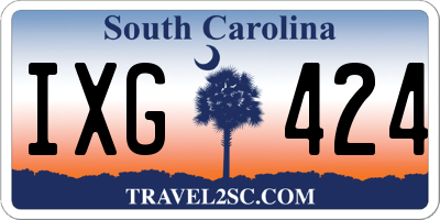 SC license plate IXG424