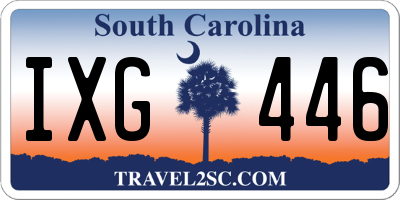 SC license plate IXG446