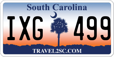 SC license plate IXG499