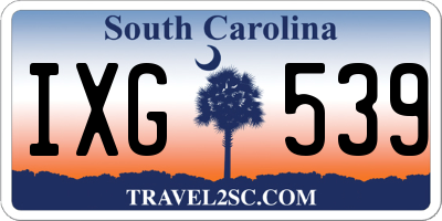 SC license plate IXG539