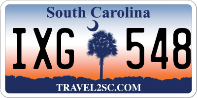 SC license plate IXG548