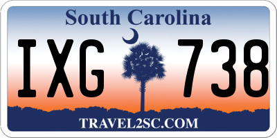 SC license plate IXG738
