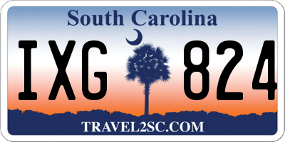 SC license plate IXG824