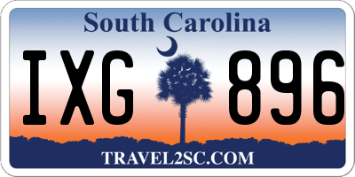 SC license plate IXG896