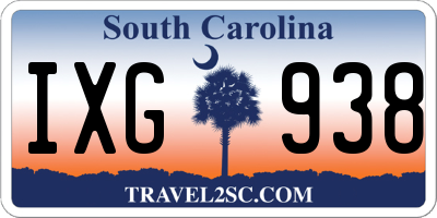SC license plate IXG938