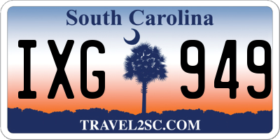 SC license plate IXG949