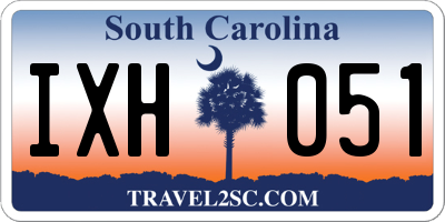 SC license plate IXH051