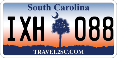 SC license plate IXH088