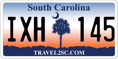 SC license plate IXH145