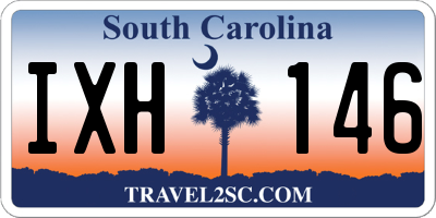 SC license plate IXH146
