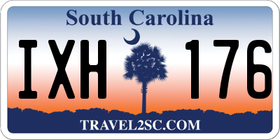 SC license plate IXH176