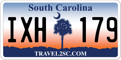 SC license plate IXH179