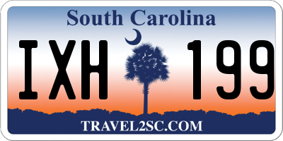 SC license plate IXH199
