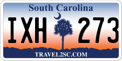 SC license plate IXH273