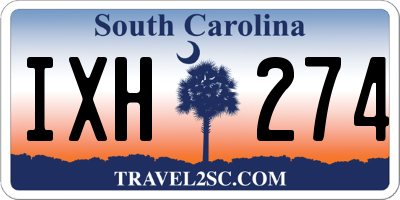 SC license plate IXH274