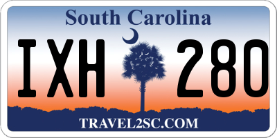 SC license plate IXH280