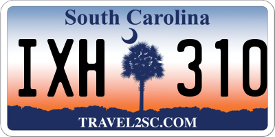 SC license plate IXH310