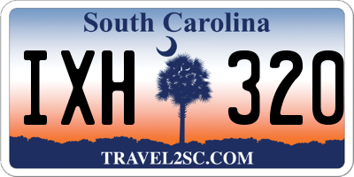 SC license plate IXH320