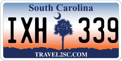 SC license plate IXH339