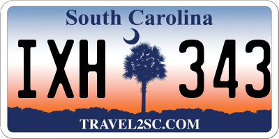 SC license plate IXH343