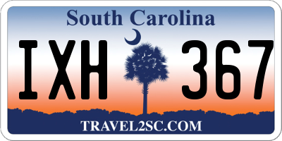 SC license plate IXH367