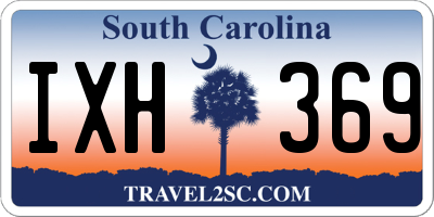 SC license plate IXH369