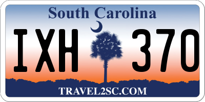 SC license plate IXH370