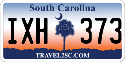 SC license plate IXH373