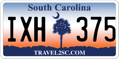 SC license plate IXH375