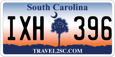 SC license plate IXH396
