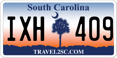 SC license plate IXH409