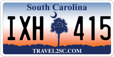SC license plate IXH415