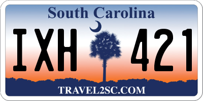 SC license plate IXH421
