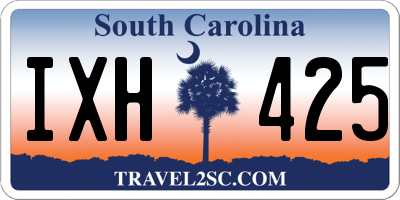 SC license plate IXH425