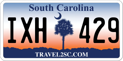 SC license plate IXH429