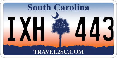 SC license plate IXH443