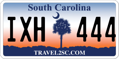 SC license plate IXH444